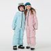 NOKO-Children's Ski Suits For Boys And Girls, Waterproof And Warm Winter Outdoor Thickened Snowboard And Double-board Children's One-piece Ski Suits_desvips.com