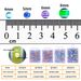 100pcs/box Mixed Color Luminous Fish Eye Fishing Beads Carolina Taxes Rigs Fishing Lures Fly Tying DIY Bass Tackle_desvips.com