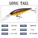 Hot Style 11cm/9.5g Plastic Simulation Fish Bait Long Tongue Minnow Lure Colorful Bait Fishing Gear_desvips.com