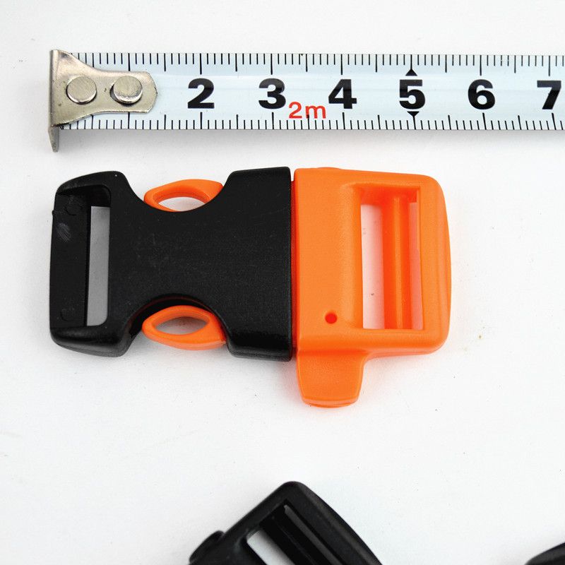 Warning Paracord Braided Plastic Insert Outdoor Survival Belt Whistle Bracelet Bag Buckle_desvips.com