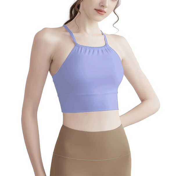 Beautiful Back Yoga Vest Women Thin With Chest Pad Anti Shock Fitness Clothes Quick Dry Summer Sports Sexy Tank Top_desvips.com