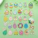 30 Bunny Series Mixed Cartoon DIY Decoration Parts Easter Egg Children's Craft Accessories_desvips.com