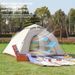 Outdoor Automatic Foldable Tent Portable Quick Setup Camping Gear Thickened Polyester Fabric Rainproof Sunproof_desvips.com
