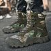 ActiveGo Cross-Border New Large Size Outdoor Tactical Field Combat Training Military Boots Hiking Shoes High Quality_desvips.com