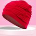 Swimming Cap For Women, Breathable, Non-Tightening, Unisex Adult Long Hair Cap, Large Size Swim Fabric Hat_desvips.com