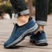 Spring And Autumn New Outdoor Leisure Sports Elderly Walking Men's Large Mountaineering Running Shoes Trend Fashion_desvips.com