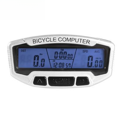 Shundong SD-558A Large Screen Mountain Computer Cycling Gear With Blue Night Light Bike Speedometer_desvips.com