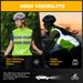 ROCKBROS Cycling Vest Reflective Running Waistcoat Cycling Waistcoat Breathable High Visibility_desvips.com