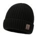 Winter Men's Knitted With Deer Wool, Fleece-Lined, Thickened, Fashionable, Warm, Outdoor Cold-Proof Hat, Ski Hat_desvips.com