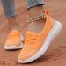 Sneakers For Lazy People, All Season Casual Women's 2024 New Mom Shoes, Low Top Flat Walking Shoes_desvips.com