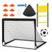 Kids Soccer Training Set - Portable Foldable Goal With Football Net For Indoor & Outdoor Play (Includes Ball & Pump)_desvips.com