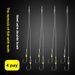 Steel Wire Finished Sub-line Double Set Anti-tangle Pre-tied Anti-bite Swivel Rotating Fish Hook For Catching White_desvips.com
