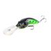 Wide Tongue Version Deep Diving ABS Rock Minnow 10.4cm14.5g Ringing Beads + Enhanced Three Hooks Simulation Worm Type Bait_desvips.com