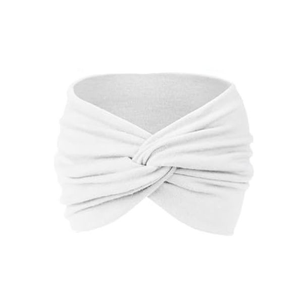 European And American New Style Women's 18CM Wide Yoga Elastic Running Hairband Sports Sweat-Absorbing Headband_desvips.com