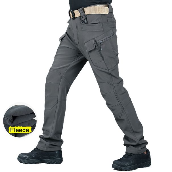 Men Summer Quick Dry Thin Outdoor Trekking Fishing Hiking Pants Waterproof Fleece Warm Military Tactical Cargo Skiing Trousers_desvips.com