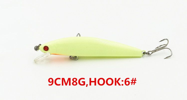 Fishing Tools Full Body Luminous Lure Bait Night Fishing Hard Bait Minnow Wave Climbing Rock Fat Man VIB Pencil Combination Set_desvips.com