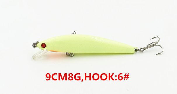 Fishing Tools Full Body Luminous Lure Bait Night Fishing Hard Bait Minnow Wave Climbing Rock Fat Man VIB Pencil Combination Set_desvips.com
