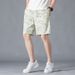 Cross-border Summer Pure Cotton Sports Casual Shorts For Men, Thin Beach Shorts, Straight Loose Camouflage Mid-length_desvips.com