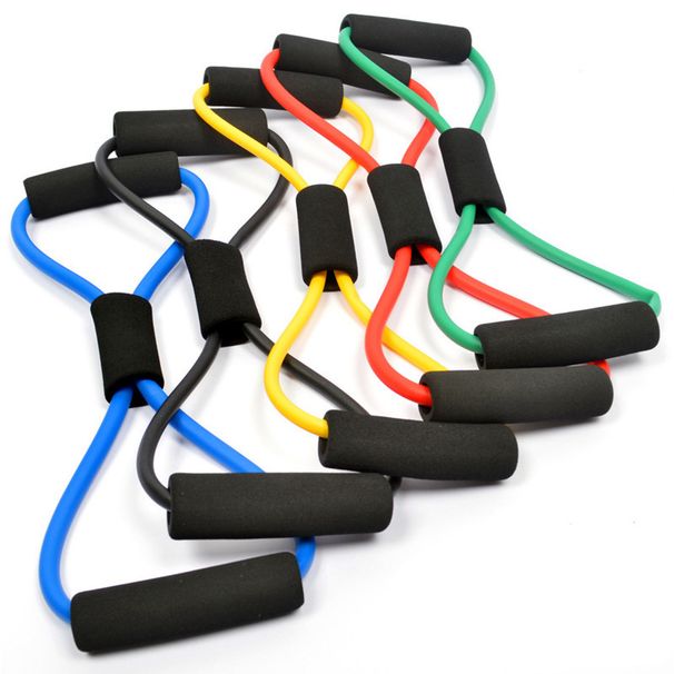 8-Shape Resistance Figure-8 Chest Yoga Rubber Breast Expander With Elastic Band In Stock Wholesale_desvips.com