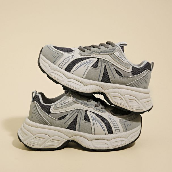 Ins Korean Version New Dad For Women 2025 Spring Student Sports Running Casual Shoes With Thick Sole Increased Y2581_desvips.com