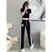 tracksuits for women loose sports set solid color hoodi weatshirts casual sets long sve tops pants female clothing_desvips.com