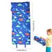 53 X 21 X 1.5 Inch Extra Large Toddler Nap Mat, Toddler Sleeping Bag With Removable Pillow, For Daycare & Preschool Kind_desvips.com