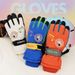 Children's Ski Gloves Cycling Anti-Slip Warm Fleece Lined Thickened Waterproof Snow Play Riding Boys Winter Outdoor_desvips.com