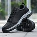 Men's leather waterproof sneakers men's casual running large size board shoes outdoor shoes_desvips.com
