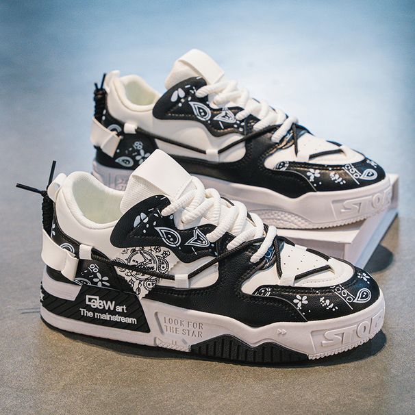 Men's Sports And Casual Board Trendy Men's Fashionable Street Shoes, Daily Walking Shoes_desvips.com