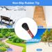 Adjustable Foldable Flower-shaped Aluminum Alloy Walking Stick Portable Elderly Walking Stick Suitable For Outdoor Hiking_desvips.com