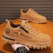 Casual Sports Outdoor Hiking Trendy Fashion Street Comfortable Men's Thick Soled Board Shoes_desvips.com