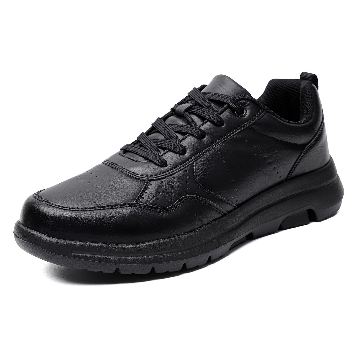 Leather Trend Casual Shoe Italian Breathable Leisure Male Sneakers Non-slip Footwear Men Vulcanized Shoes_desvips.com