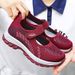 Women's shoes Breathable light comfortable casual shoes flying woven shoes_desvips.com