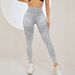 Women's High Waist Seamless Yoga Pants Tummy Control Quick Drying Sports Fitness Tight Fitting Sand Washed Peach Hip Fitness Pants_desvips.com