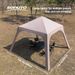 Sonuto Instant Setup Inflatable Tent, 3x3m Quick Inflation Air House Tent, Portable Easy Setup Large Camping Tent With Bag_desvips.com