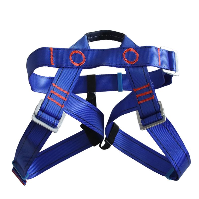 Hexin Outdoor Half Body Climbing Firefighting Waist Rappelling Equipment High Altitude Rescue Insurance Seat Belt Safety_desvips.com