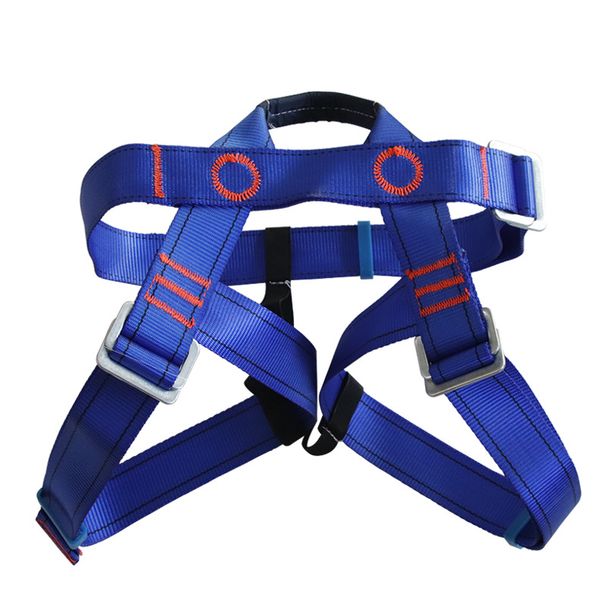 Hexin Outdoor Half Body Climbing Firefighting Waist Rappelling Equipment High Altitude Rescue Insurance Seat Belt Safety_desvips.com