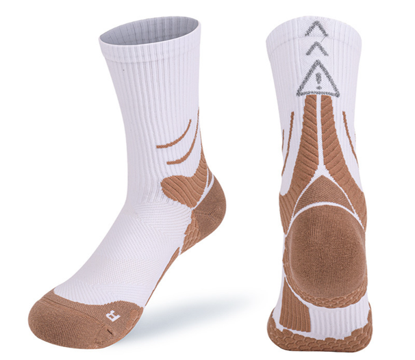 Outdoor Professional Sports Feather Tennis Cycling Reflective Yarn Socks, Sweat-absorbing Breathable Marathon Running_desvips.com