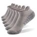 3pairs Thickened Towel Bottom Running Mesh Boat Non-slip Breathable Sports Low Cut Men's Socks Women's Socks_desvips.com