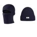 001 Cold Men's Outdoor Cycling Windproof Cold-Proof Cover Face Mask Melon Skin Warm Head Wrap Ear Protection Knitted Hat_desvips.com