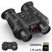 Head-Mounted Binocular Dual-Objective Lens Naked Eye Night Vision Device 8K 3600mAh Lithium Battery Can Take 3D Photos_desvips.com