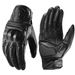 Genuine Leather Motorcycle Riding Gloves Retro Style Breathable Windproof Warm All-Season Gloves_desvips.com