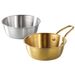 304 Stainless Steel Golden Rice Wine Bowl With Handle - Heat & Cold Resistant For Sake, Soju & Seasoning_desvips.com