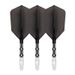 Two-color dart blade durable accessories Flymark One tail Slender dart dart wing 3 sets_desvips.com