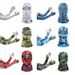 Sun Protection Outdoor Sports Headgear UV Protection Sleeves Half Finger Ice Silk Gloves For Cycling Mountaineering Fishing Windproof_desvips.com