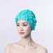 New Women's Swim Cap With Handmade 3D Embroidery, Three-Layer Floral Design, Non-Tightening Double-Layer Fabric For_desvips.com
