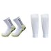 2-Piece Set Men's Compression Gaiters Leg Warmers Sports Sweat Absorbing Gaiters And Calf Socks For Outdoor Activities_desvips.com