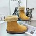 New Sheep Wool Sheepskin Cotton Shoes Women Winter Flat Bottom Plus Velvet Short Genuine Leather Non-Slip Warm Snow_desvips.com