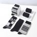 6 Pairs Men's Business Socks High Quality Cotton Soft Casual Brand Stripe Black Gentleman Plus Size Male Dress Sock_desvips.com
