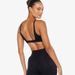 Deep V Neck Padded Triangle Cup Sports Vest Outdoor Fitness Training Set Shockproof Gathered Beautiful Back Yoga Bra_desvips.com